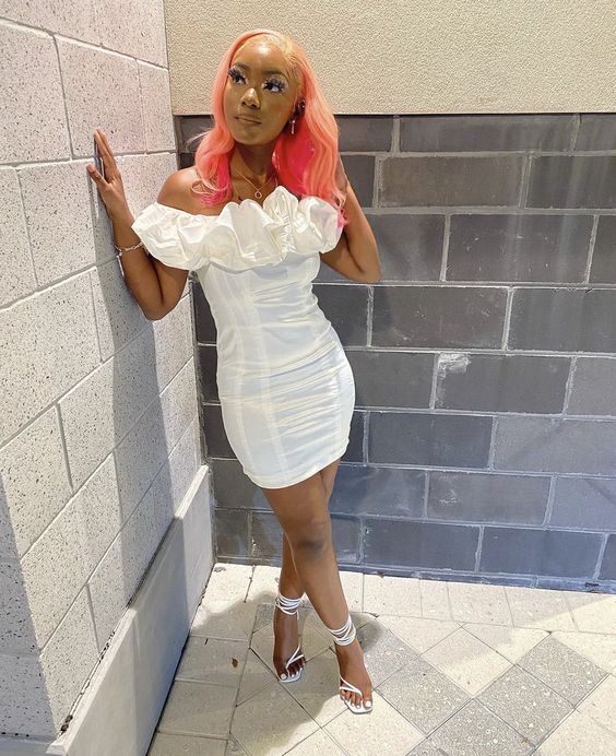White Homecoming Dress Short Prom Dress,Short Party Dress