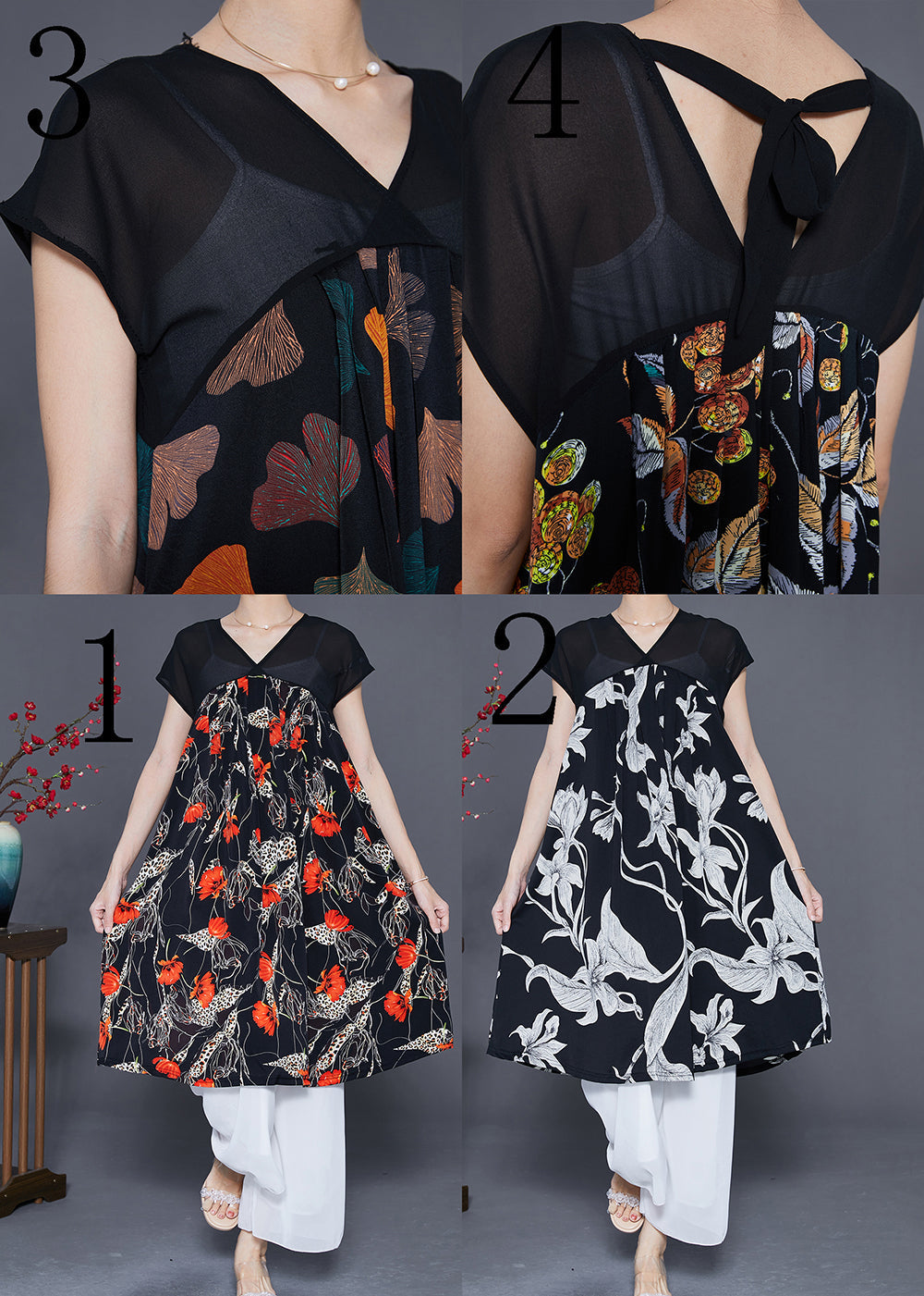 Classic Vintage Dress with a Flattering Fit