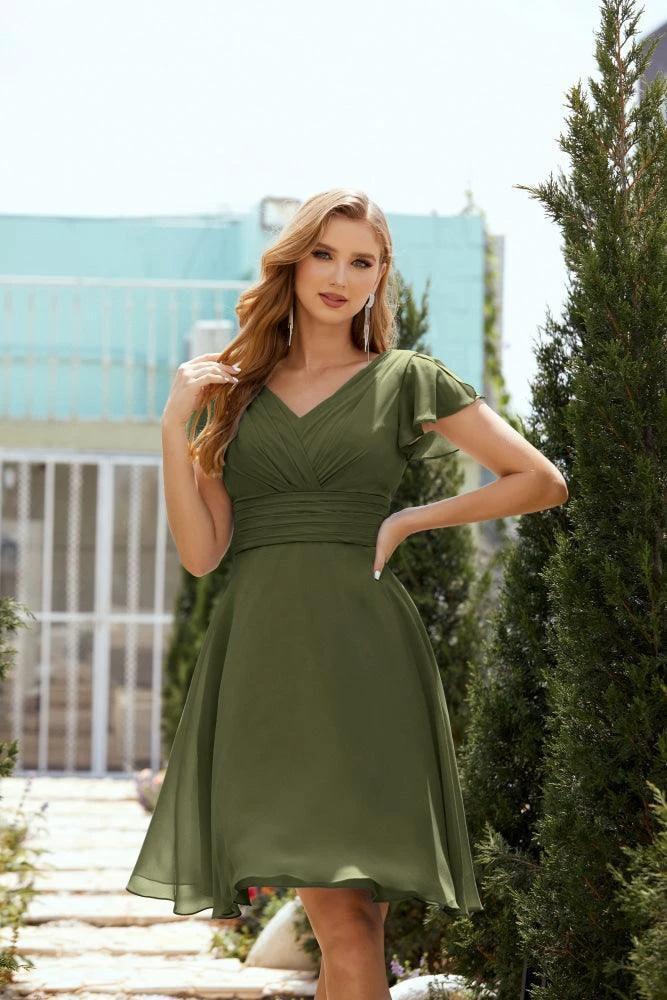 Knee Length Homecoming Dresses Formal Cocktail Prom Gown 28013 by numbersea