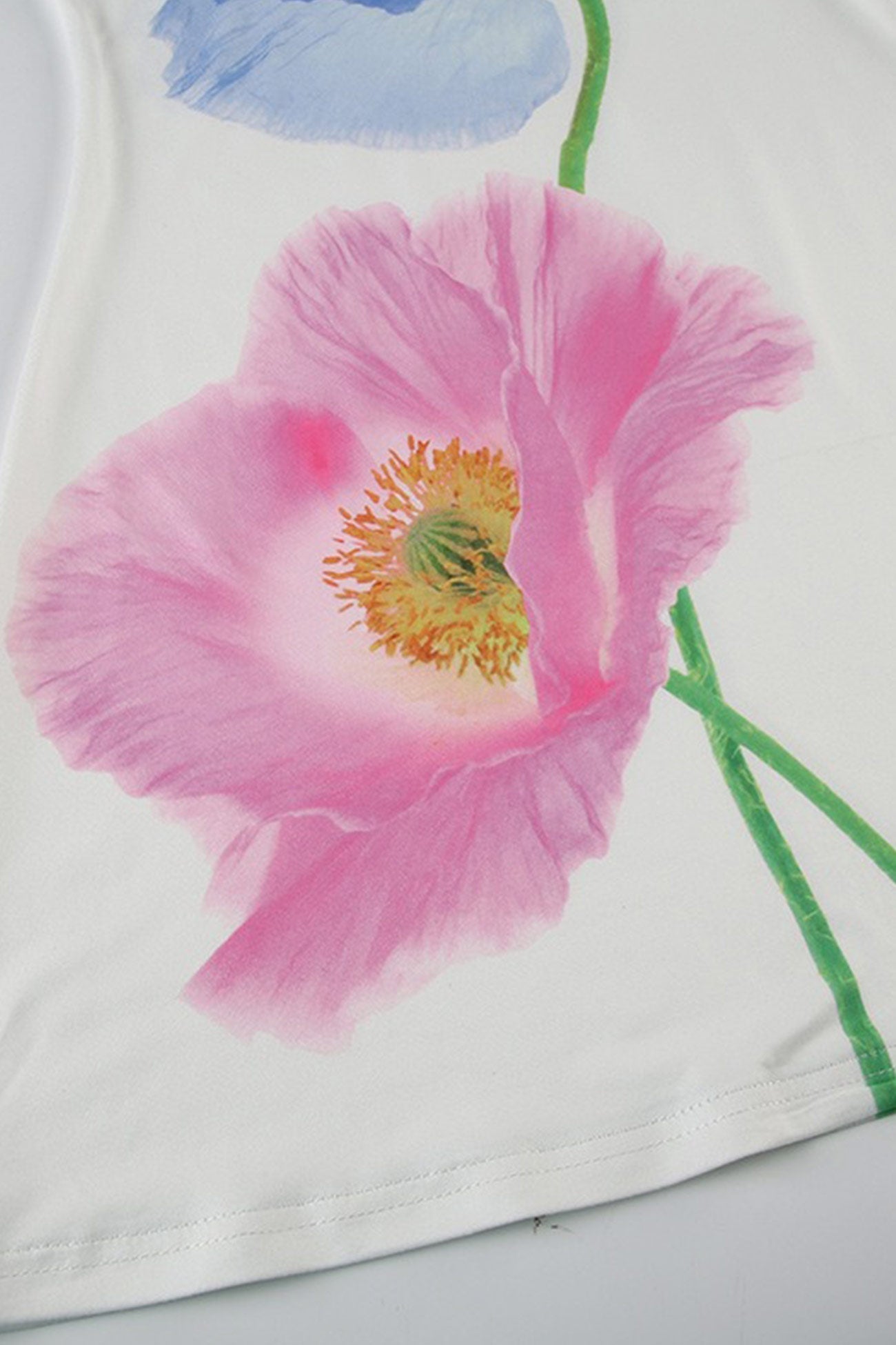 Floral Backless A line Cami Dress