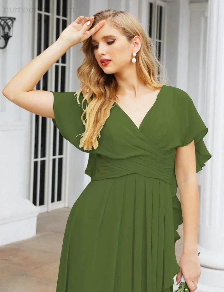 ZapDress Bridesmaid Dresses Backless Formal Prom Gowns for Evening Party Mother of The Bride Dress 28040 (ZD16998)