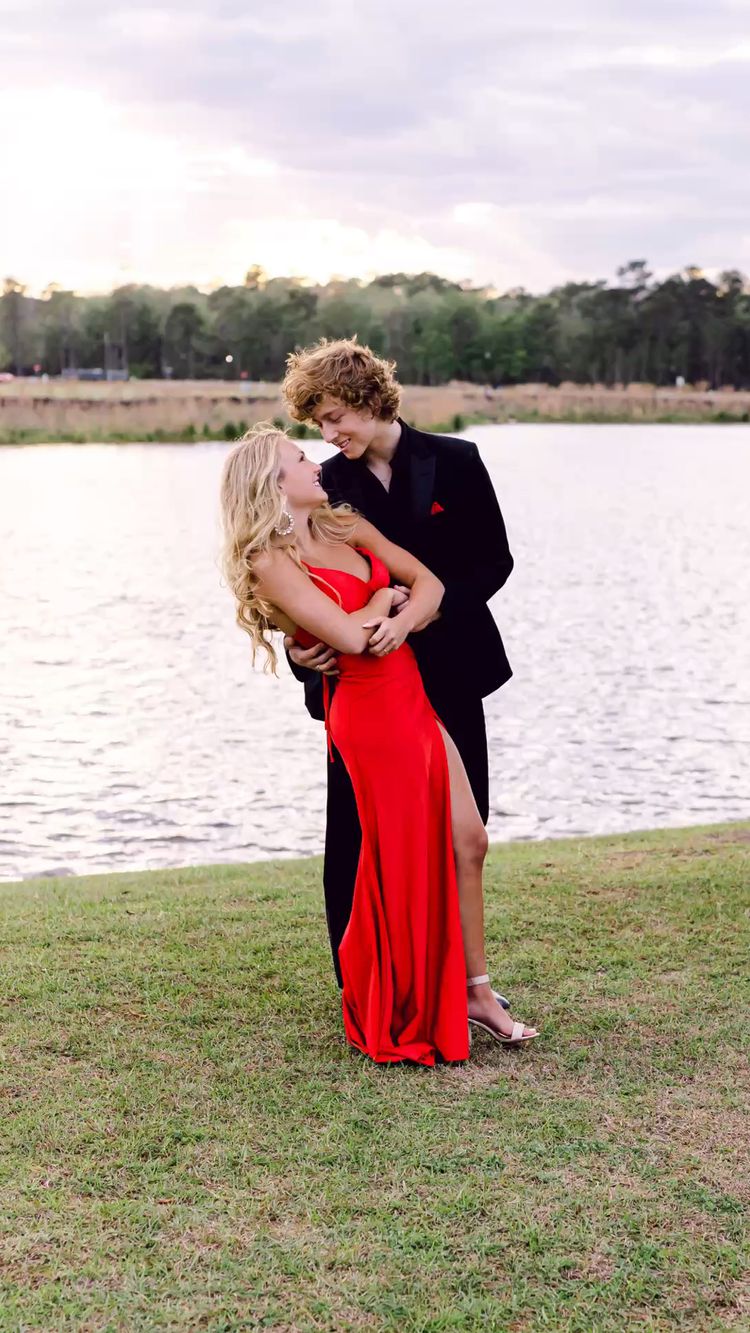 Sexy Mermaid Red Prom Dresses Formal Dress - VelvetHem