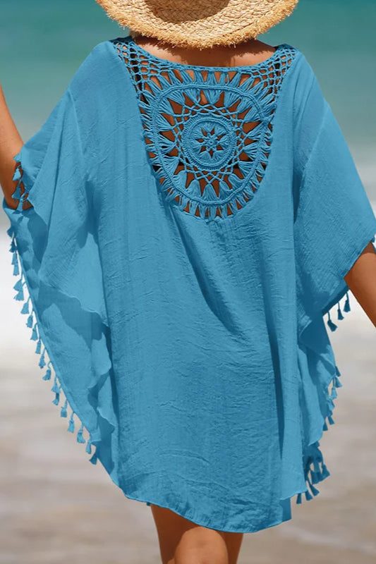 Crochet Cover Up Dress with Contemporary Everyday Styling