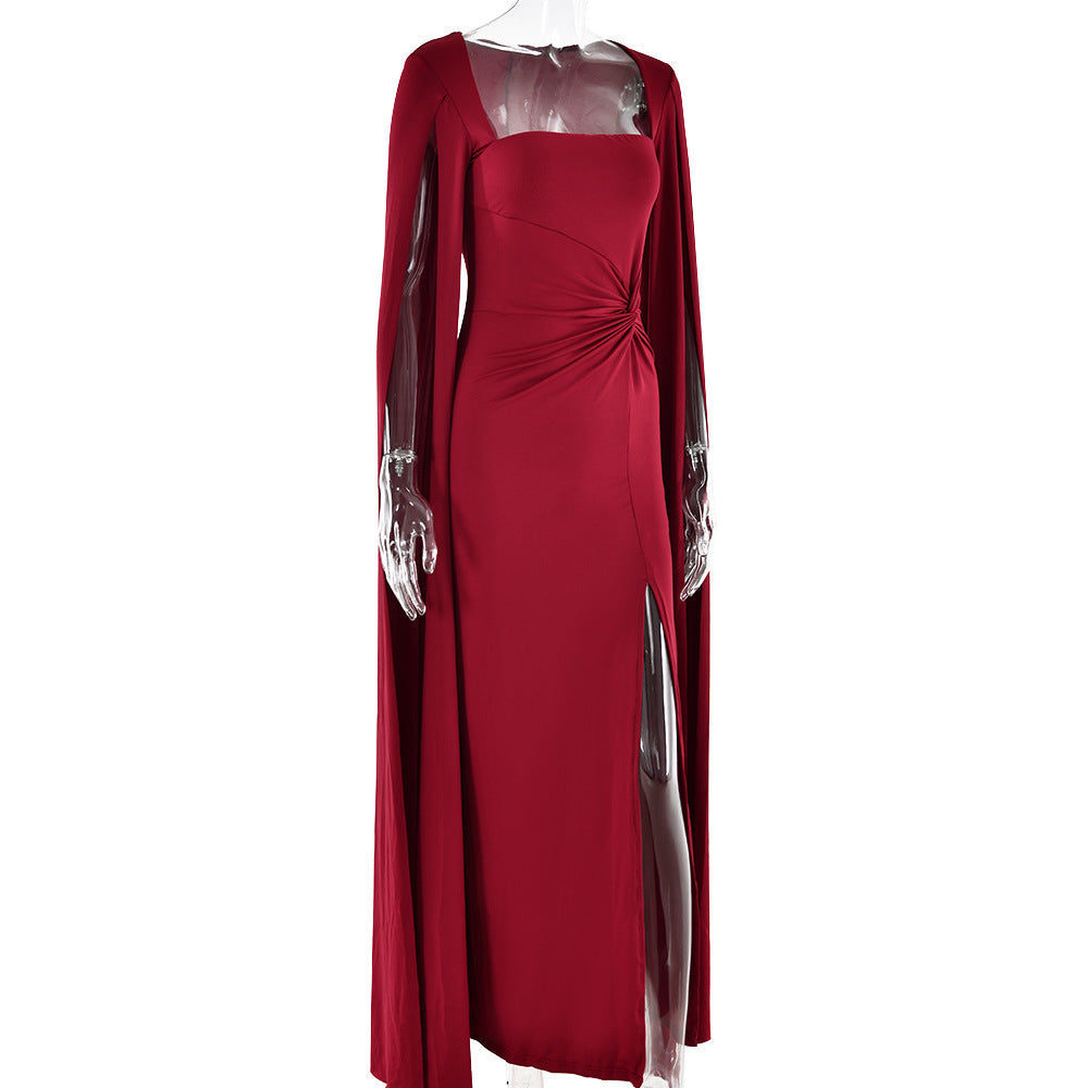 Symphony Dress Maroon