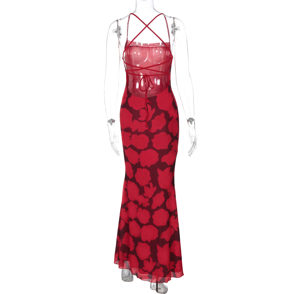 Frederick Maxi Dress Red