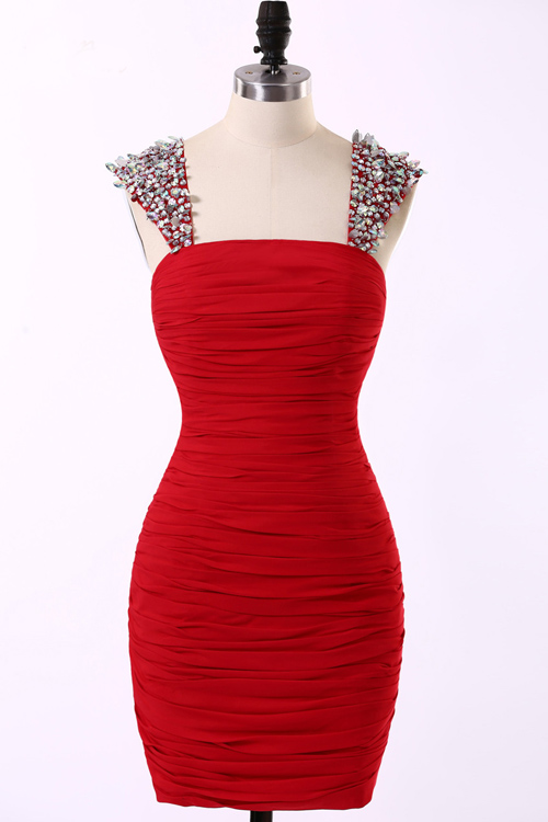 Sheath Charming Homecoming Dress,Sexy Party Dress,Charming Homecoming Dress - VelvetHem