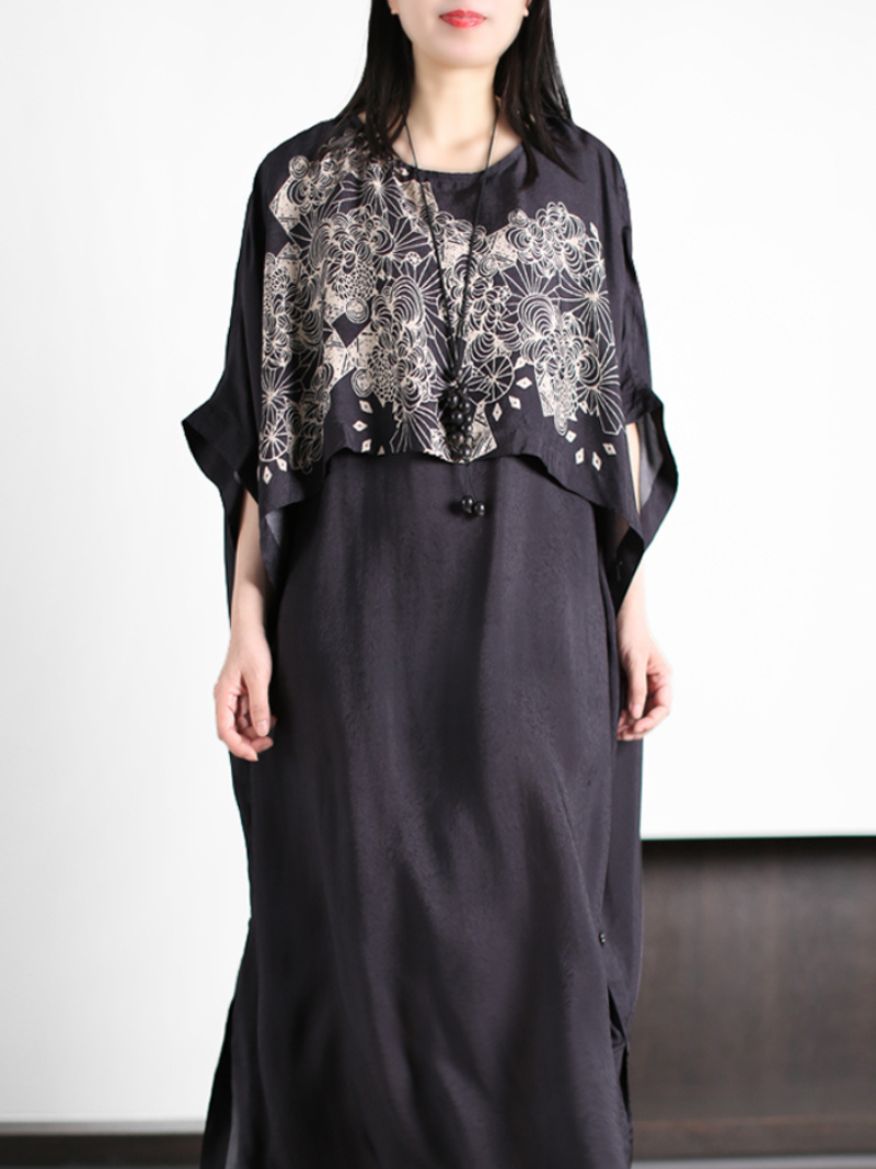 All You Need Loose Round Neck A-line Dress