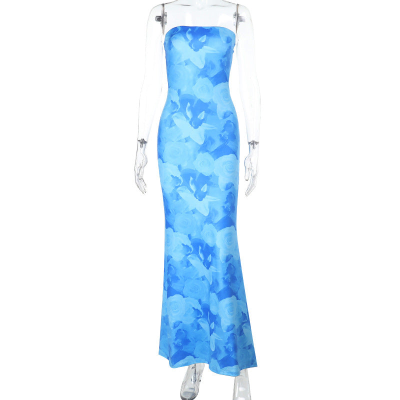 Pires Maxi Dress Blue