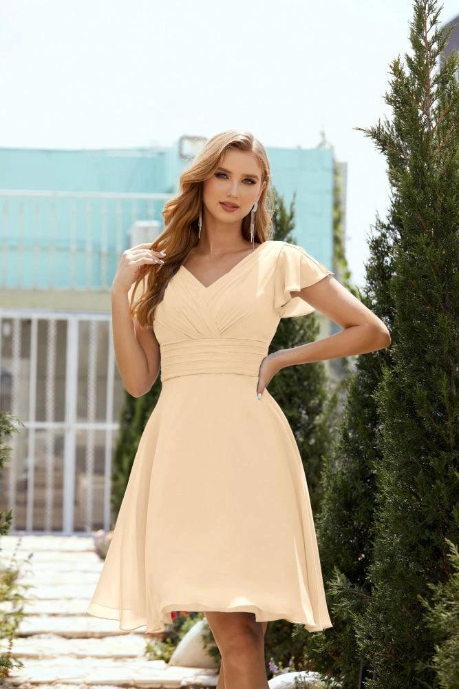 Knee Length Homecoming Dresses Formal Cocktail Prom Gown 28013 by numbersea