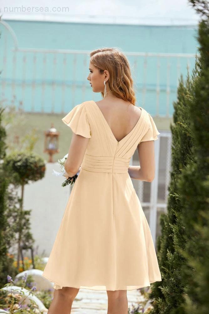 Knee Length Homecoming Dresses Formal Cocktail Prom Gown 28013 (ZD16946)