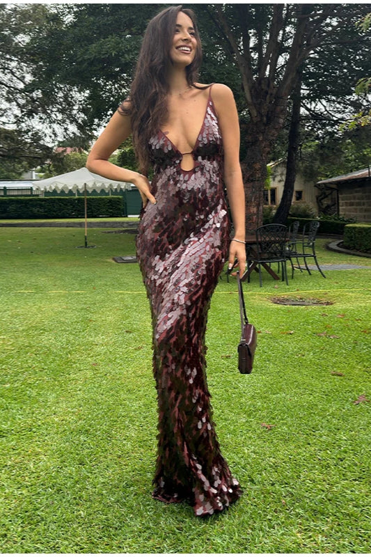Urban Sequin Hollow Out Dress for Modern Fashion Wear Boutique Fashion Style