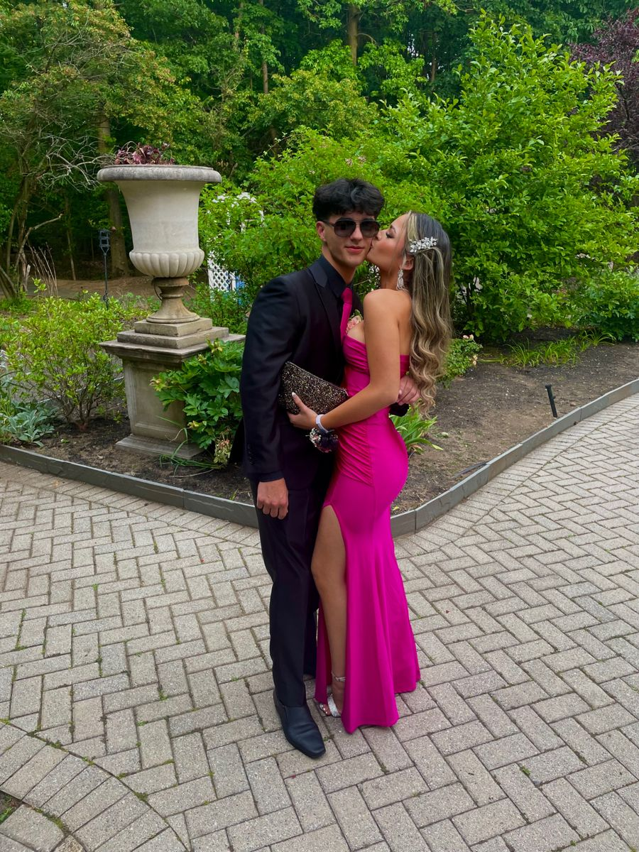 Elegant Sexy Sheath Prom Dress With Slit,Formal Gown - View 4 | VelvetHem