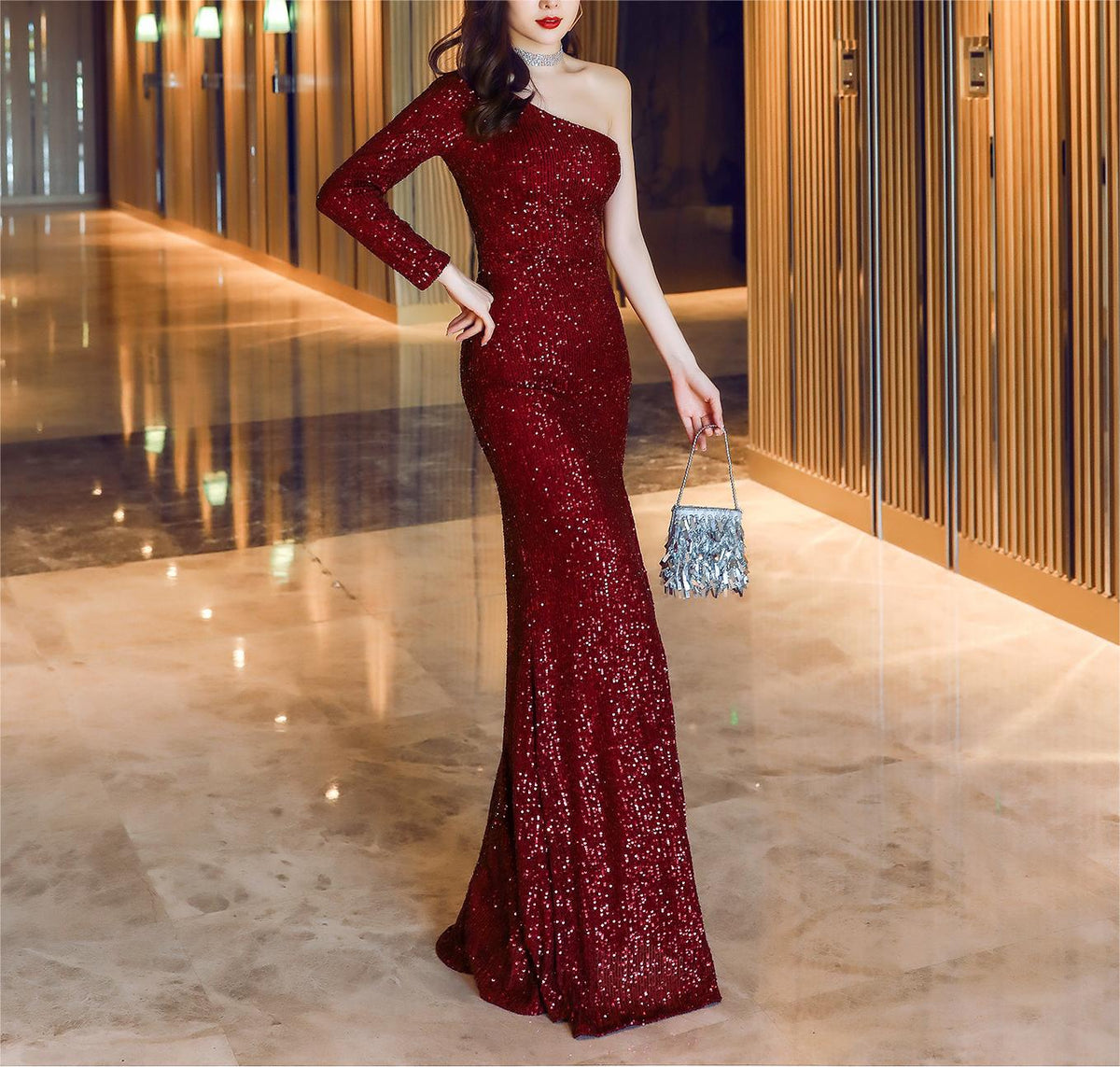 Women's Fairy Dream Socialite Gathering Party Evening Dress - Long Slimming Toast Dress for Bride - Formal Gown - VelvetHem