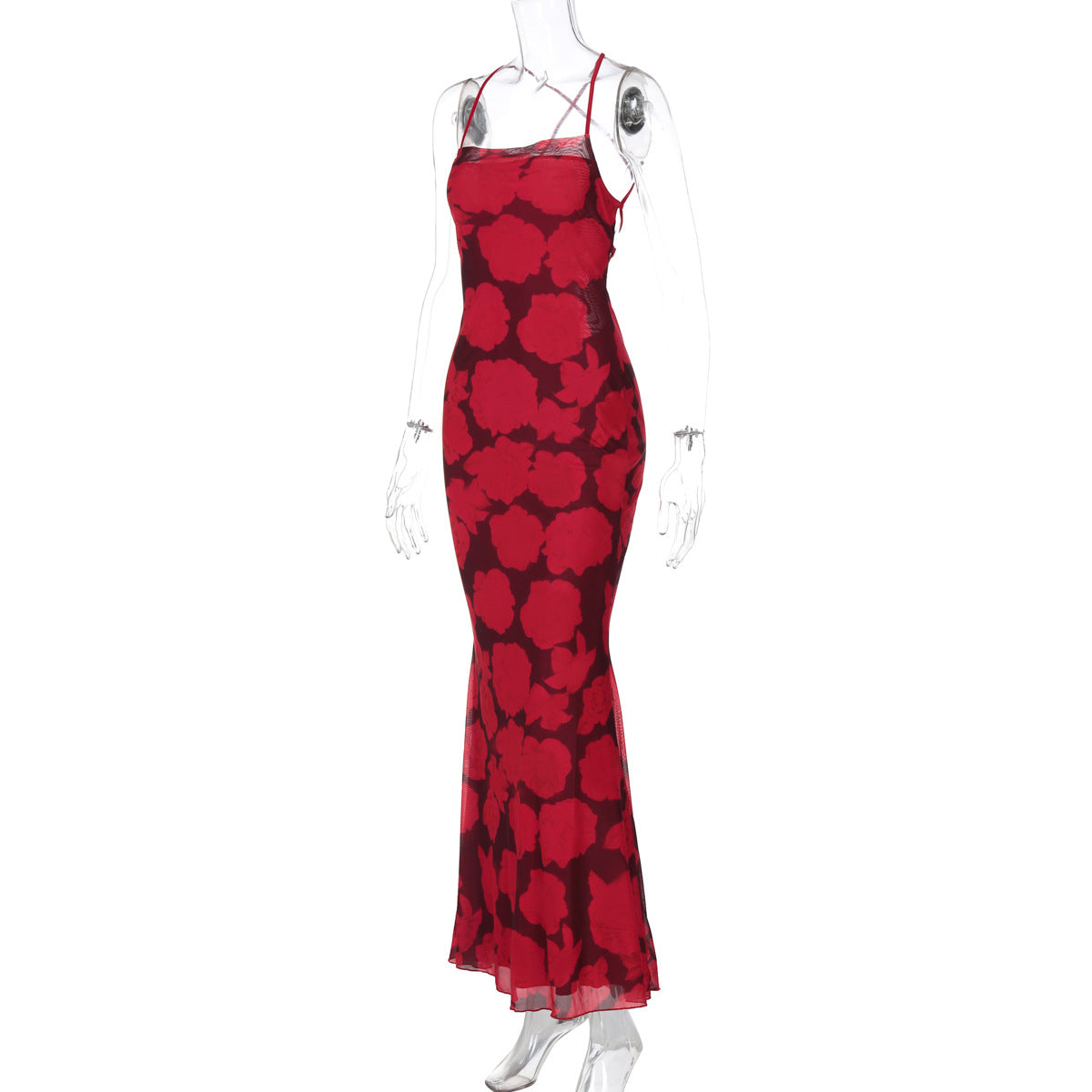 Frederick Maxi Dress Red