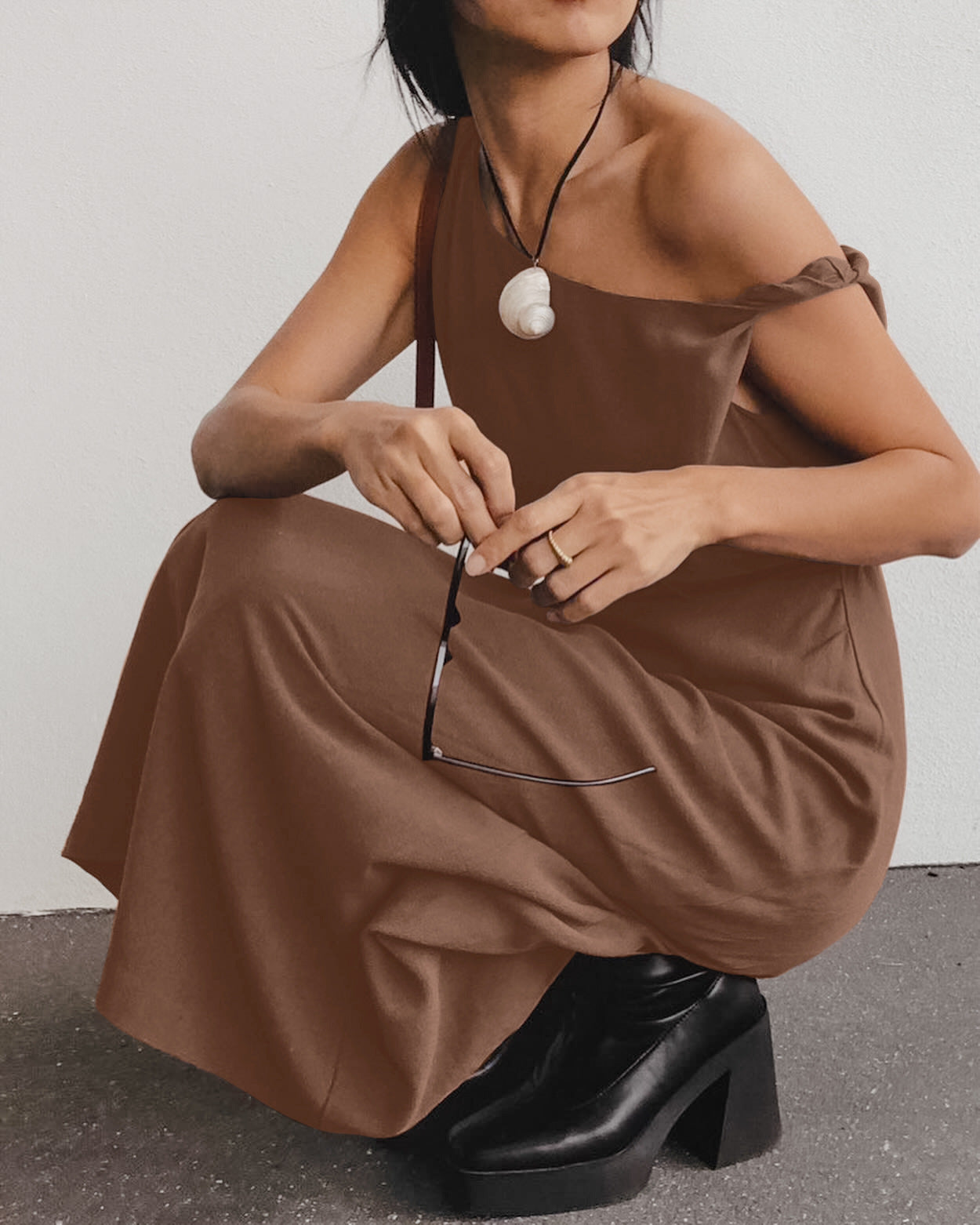 Westwick Maxi Dress Brown