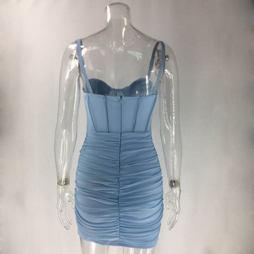 Cupid's Dream Mini Dress Blue
