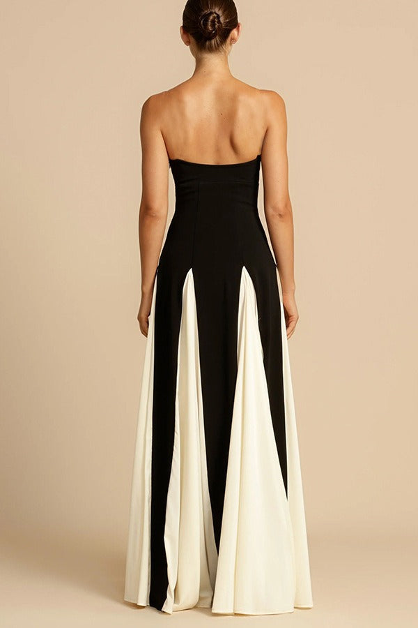 Mesh Patchwork Bandage Dress with Relaxed Fit and Layered Outfit Styling