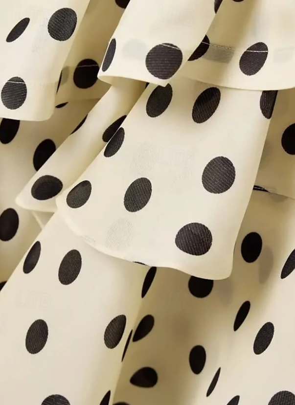 Strapless Polka Dots Dress Fashion Prom Evening Dresses For Women fg6236 - View 5 | VelvetHem