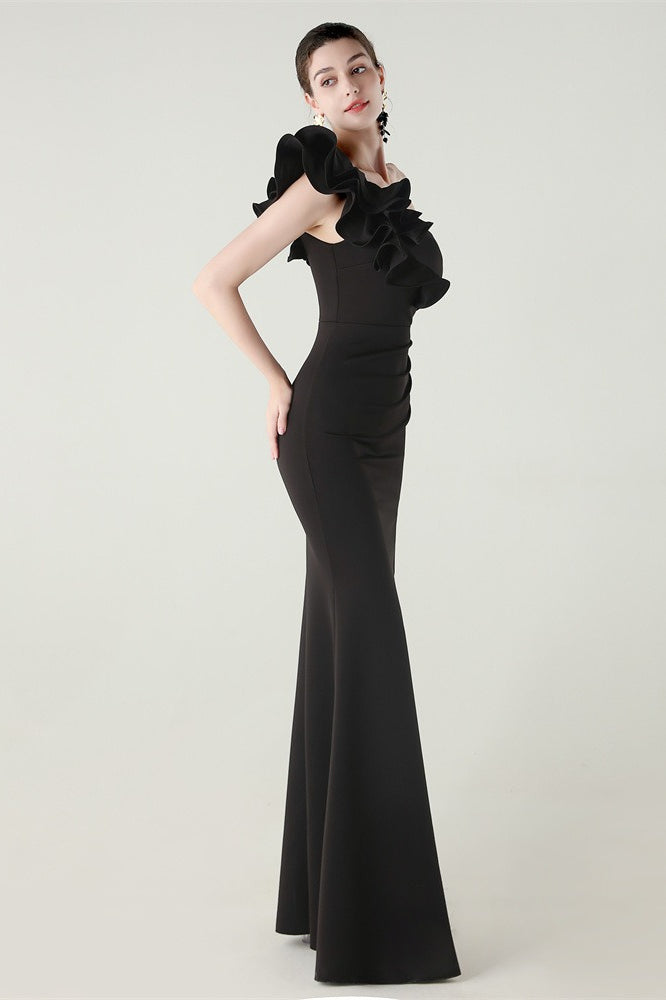 Contemporary Ruffled Floral One Dress for Modern Fashion Wear