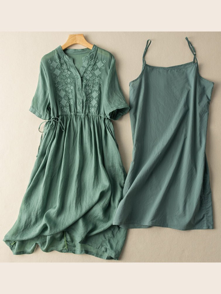 A Vintage Style Dress with Delicate Timeless Details