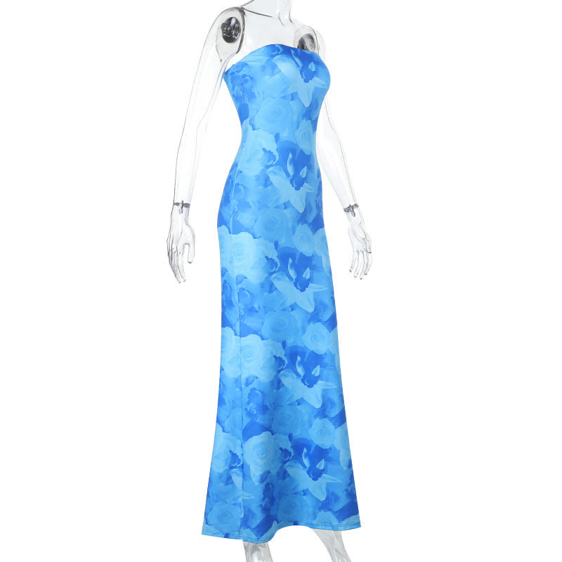 Pires Maxi Dress Blue