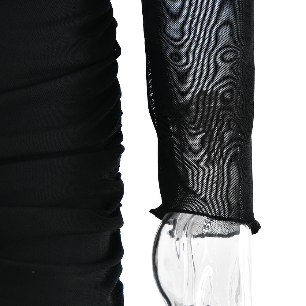 Soprano One Shoulder Dress Black