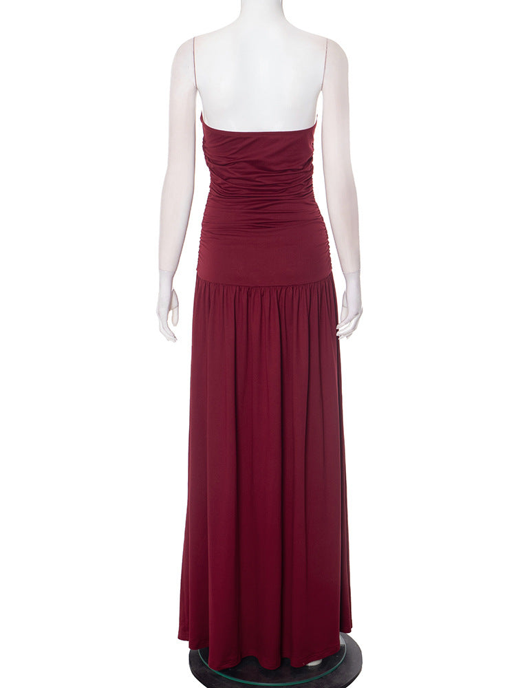 Becky Maxi Dress Maroon