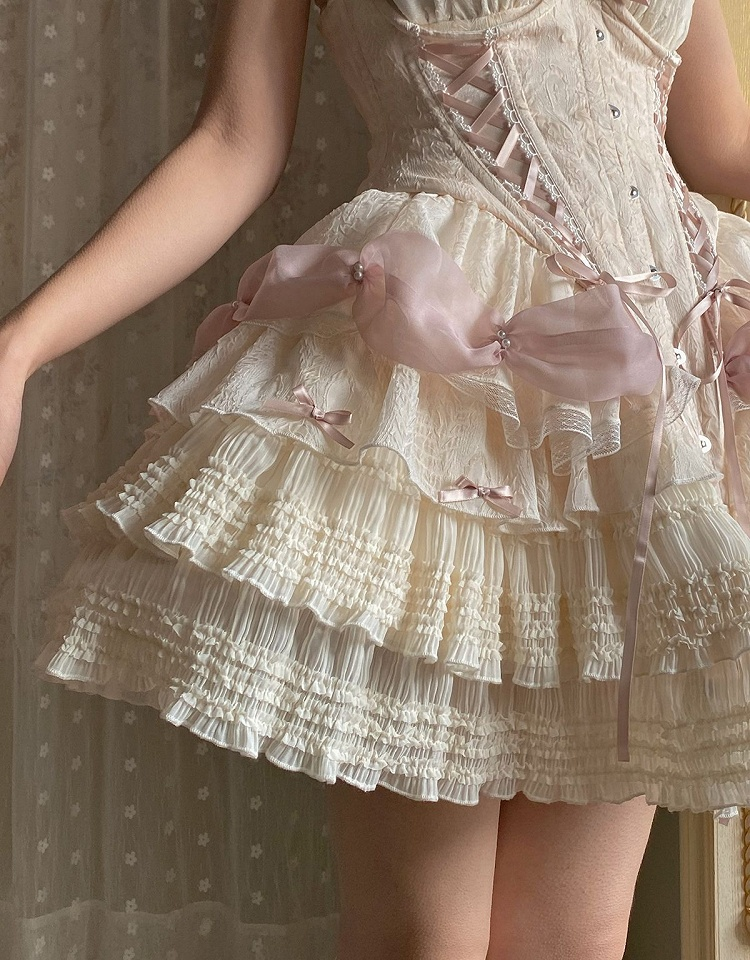 Sweet 16th Pink Ball Gown Spaghetti Straps Satin Short Homecoming Dress Birthday Outfits - View 6 | VelvetHem