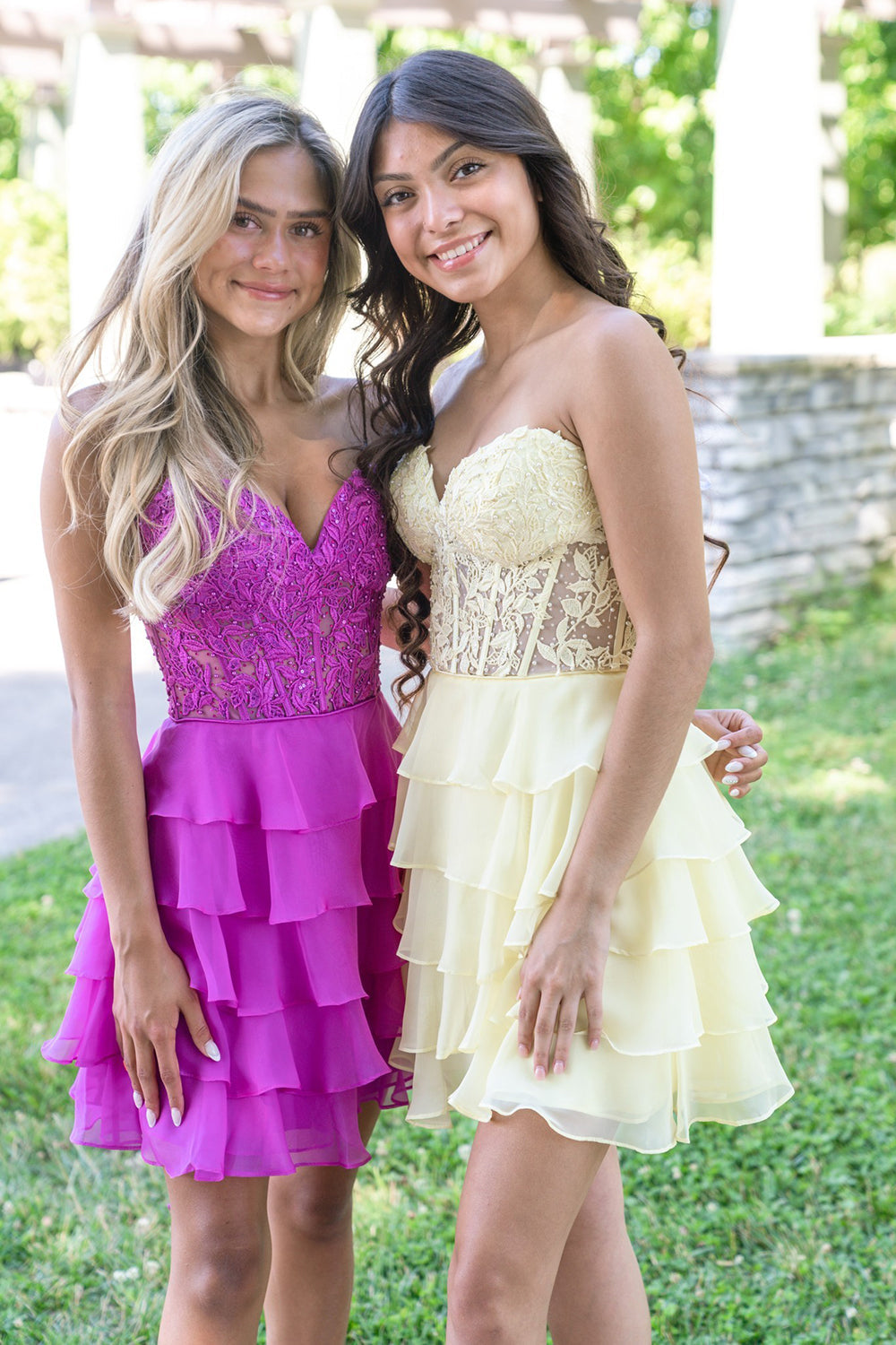 Lilac Homecoming Dresses Corset Beaded A Line Short Cocktail Dresses with Ruffles