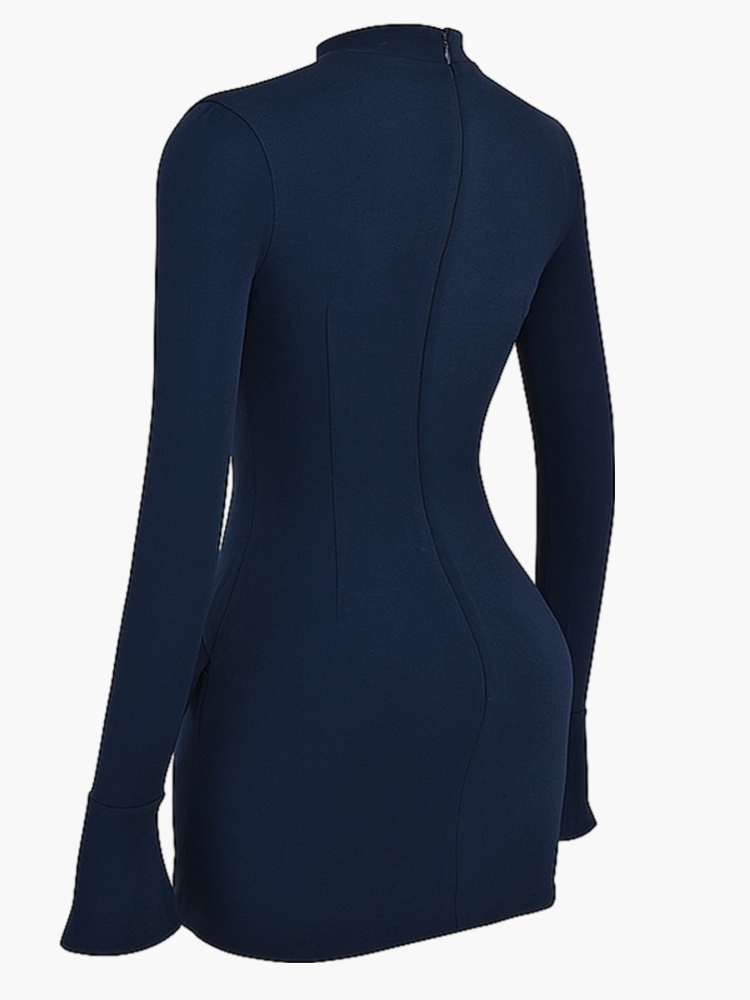 Coral Boutique Chic Cocktail Dress Elevated Occasion Wear