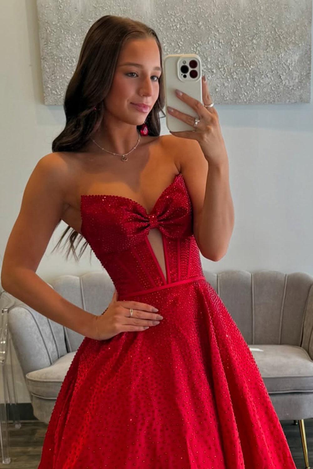 Black Prom Dress Sweetheart A Line Formal Dress With Beadings