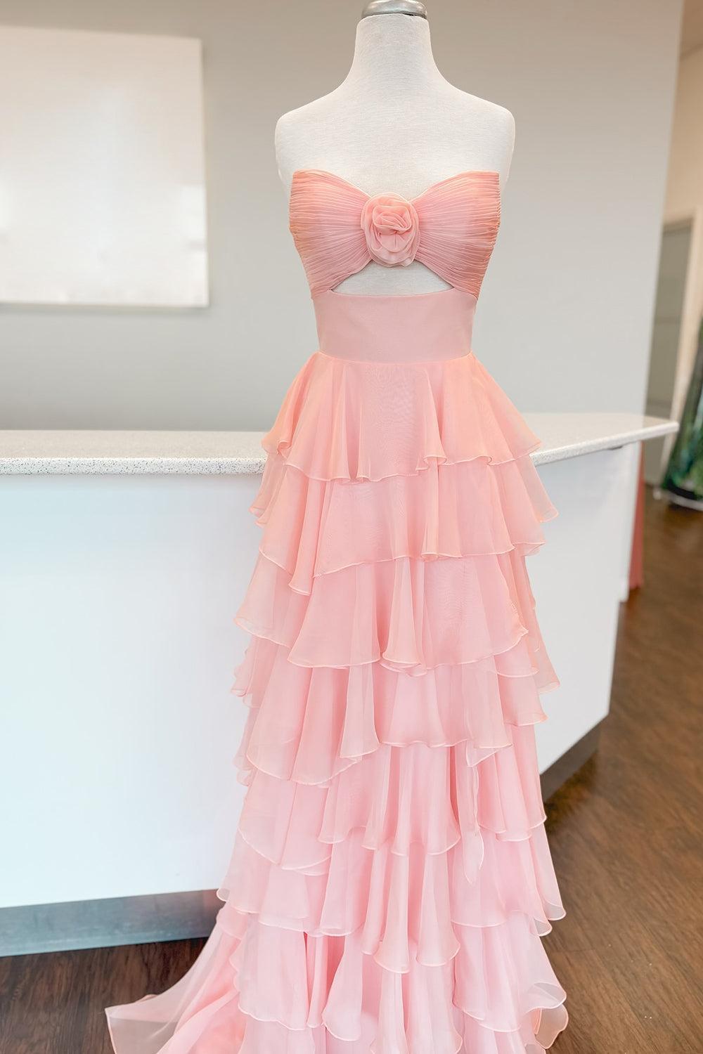 Black Prom Dress White Prom Dress Sweetheart Ruffled Long Formal Dress With Slit