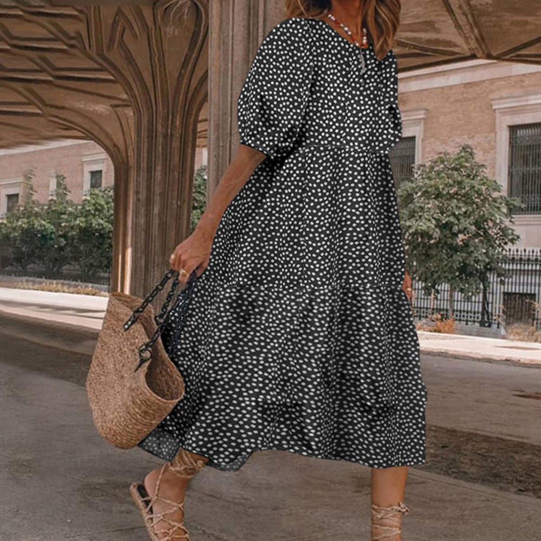 Osma Comfortable Midi Dress for Women Trendy Daily Look