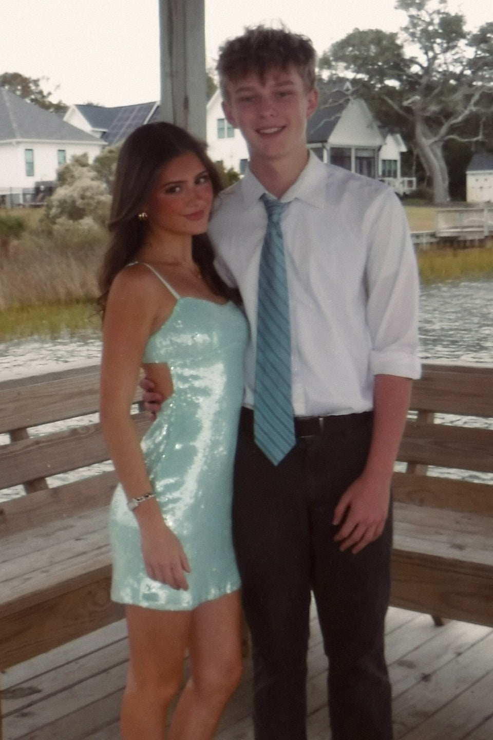 Bling Sheath Spaghetti Straps Light Green Sequins Short Homecoming Dress