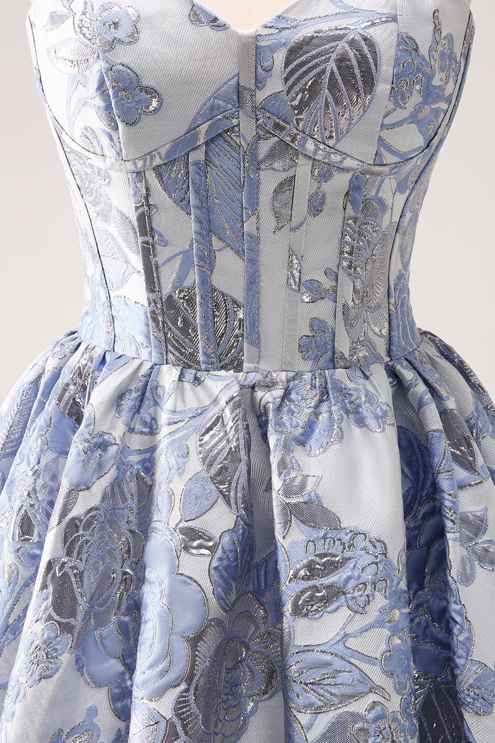 Blue Homecoming Dresses Corset A Line Short Cocktail Dresses