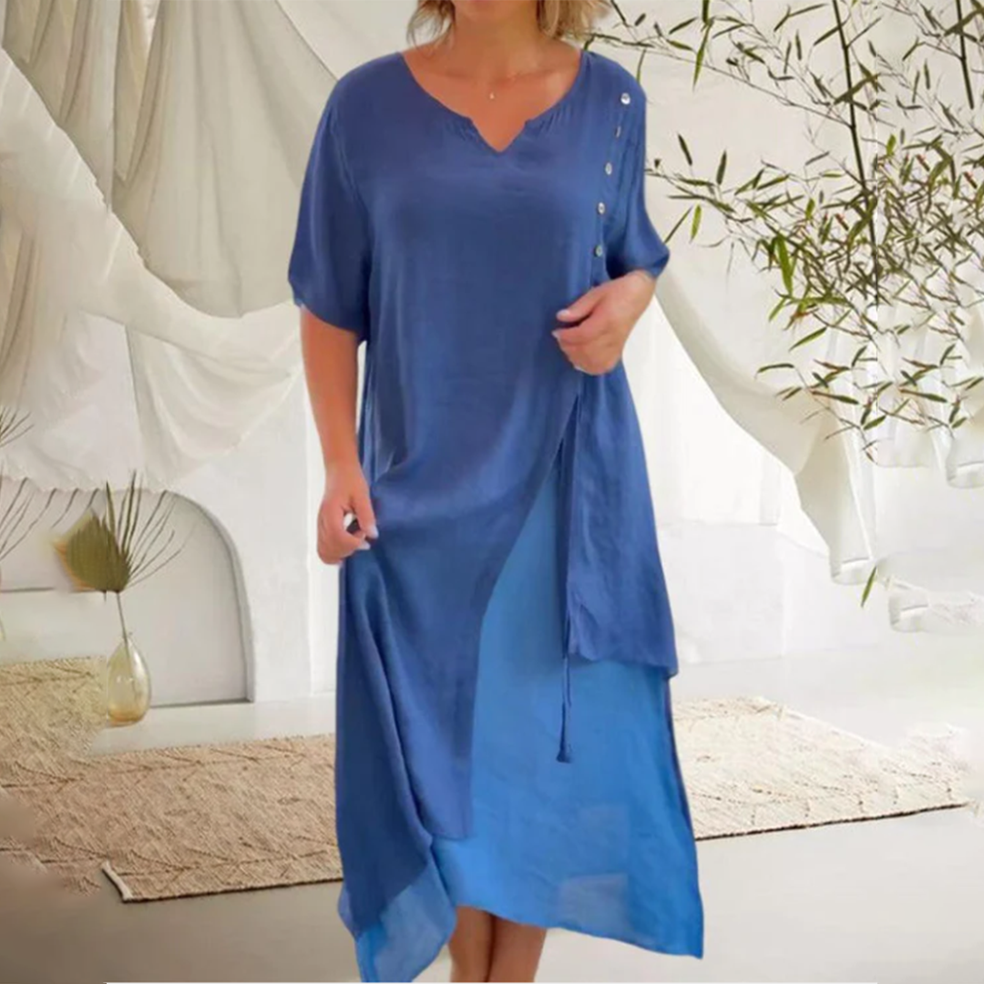 Ortrun Elegant Spring Dress for Women Comfortable Daily Wear