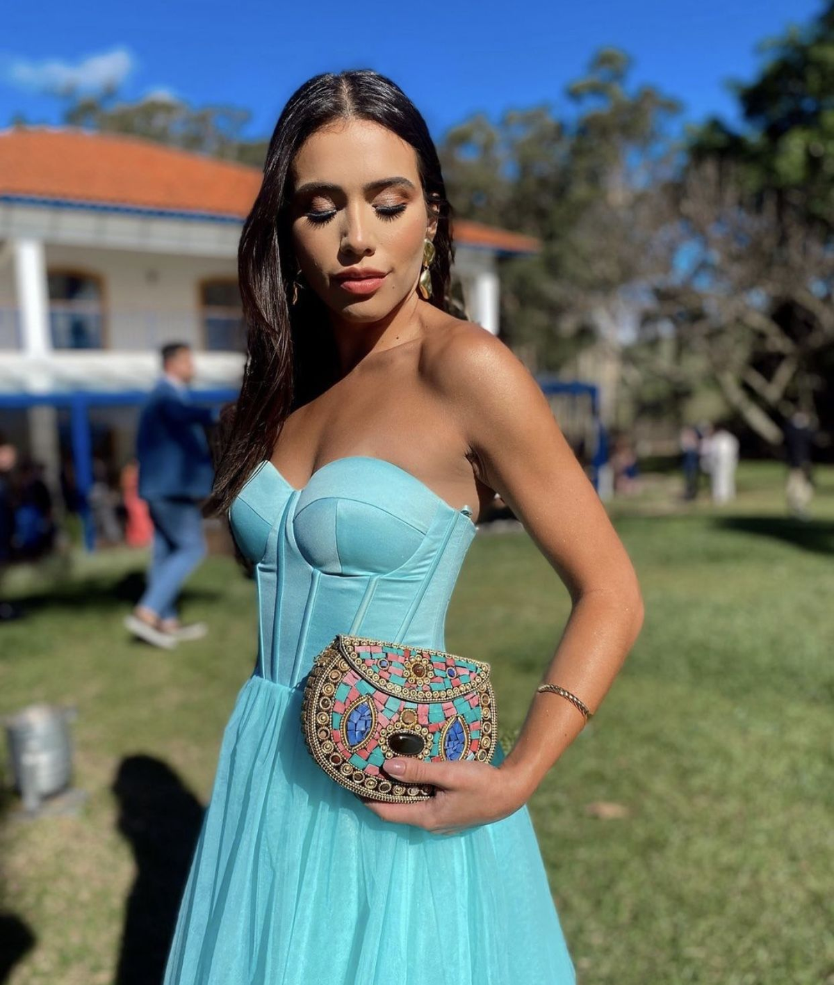 A-Line Stunning Tiffany Long Formal Prom Dresses - VelvetHem