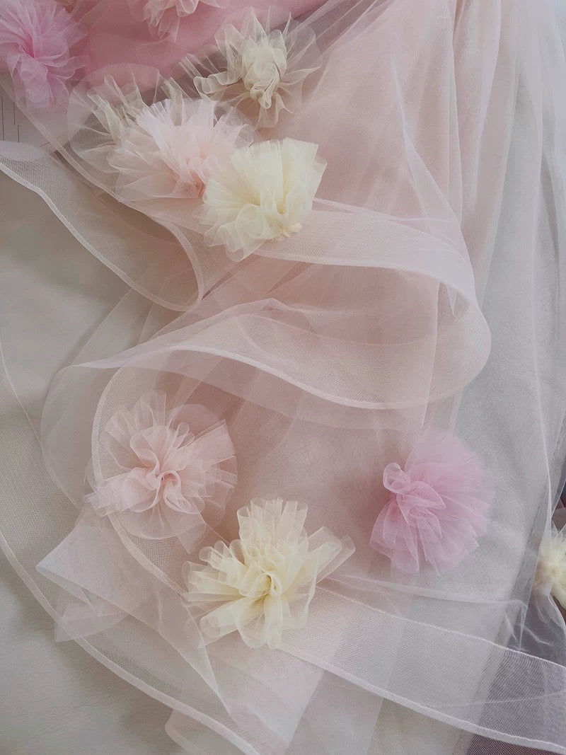 Cute Sheath Spaghetti Straps Pink Short Tulle Homecoming Dresses Cocktail Dress - View 4 | VelvetHem