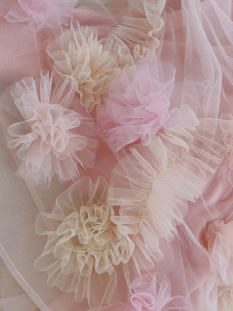 Cute Sheath Spaghetti Straps Pink Short Tulle Homecoming Dresses Cocktail Dress - View 3 | VelvetHem