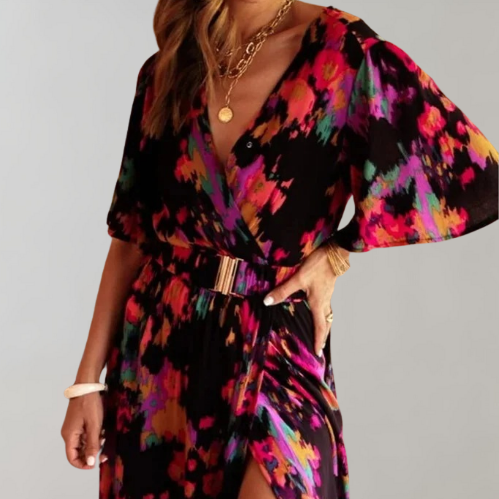 Cecilia Chic Maxi Summer Dress Elevated Occasion Wear