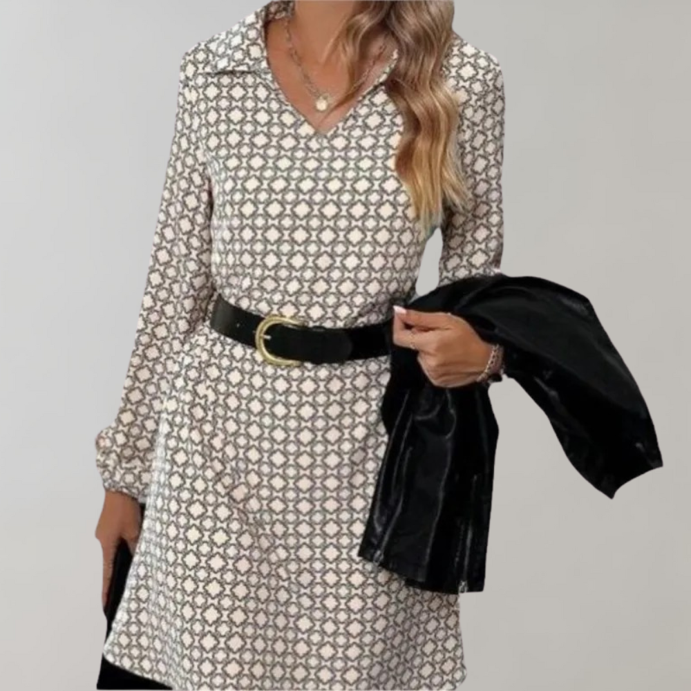 Nila Long Sleeve Dress for Women Cocktail Hour Style