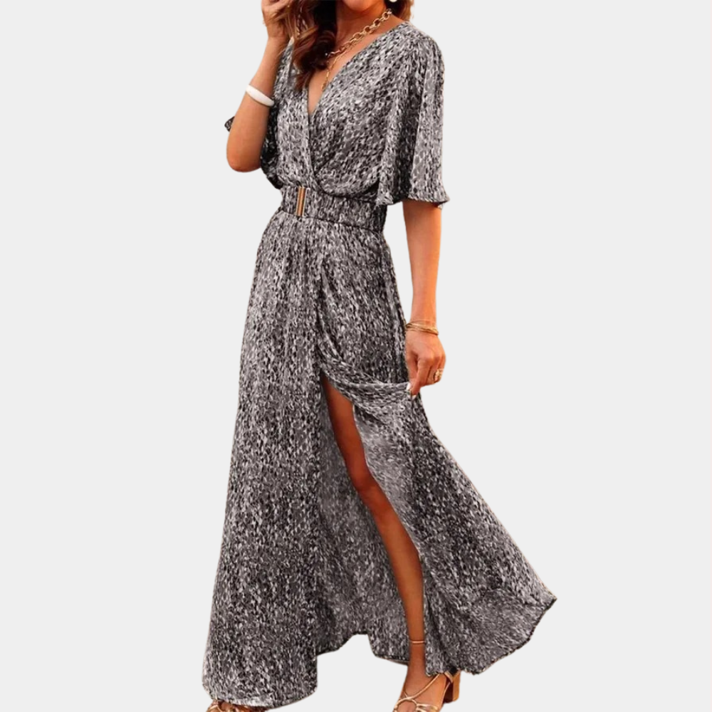 Nora Maxi Wrap Dress for Women Classy Everyday Look