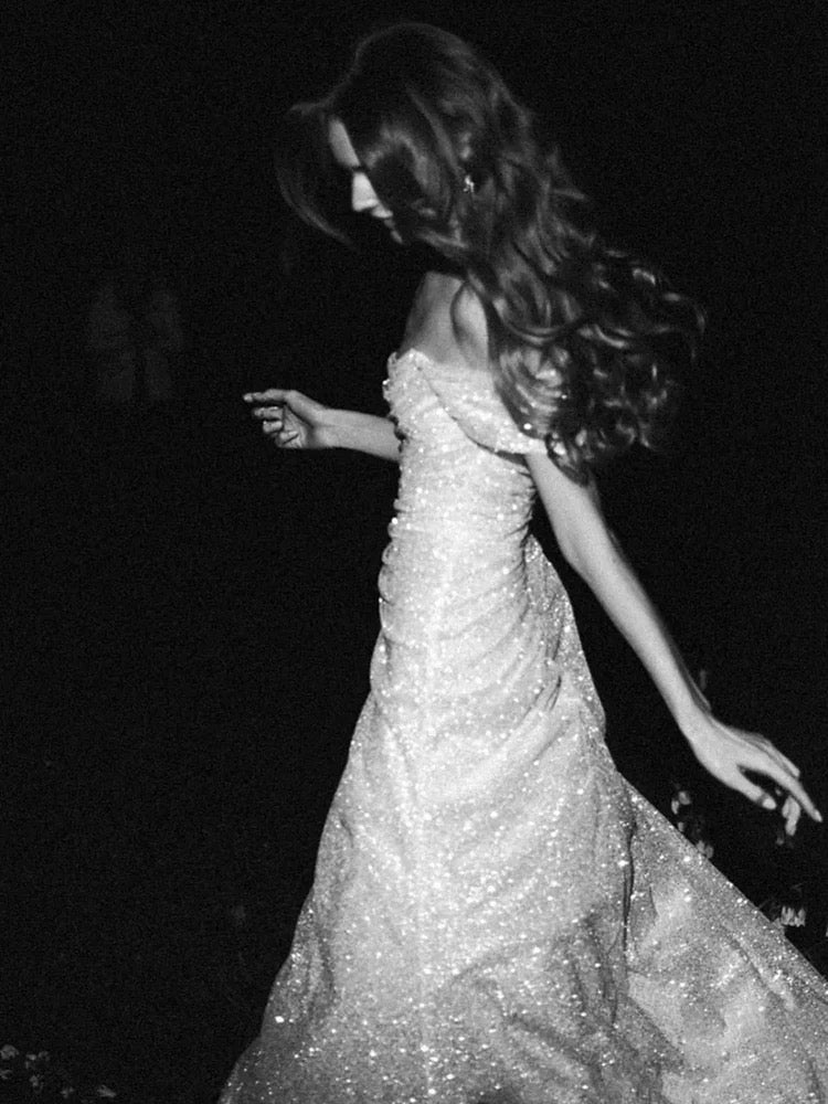 Elegant Sheath Off The Shoulder White Slit Sequin Prom Dresses Long Evening Dress