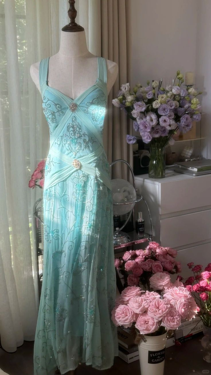 Gorgeous Mermaid Sweetheart Chiffon Sequin Beaded Long Prom Dress, Evening Dress - View 7 | VelvetHem