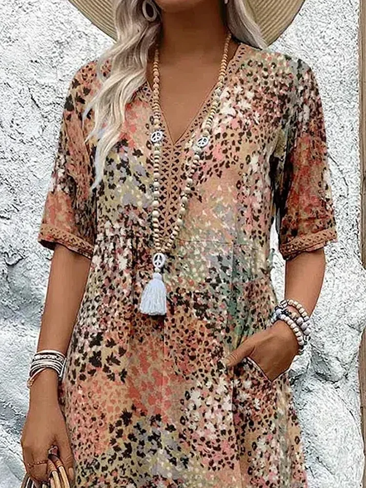 Felicia Elegant Womens Maxi Dress with Relaxed Fit and Streetwear Style