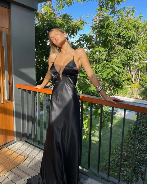 Simple Black Spaghetti Straps Long Mermaid Prom Dress Evening Dress Y8294 - VelvetHem