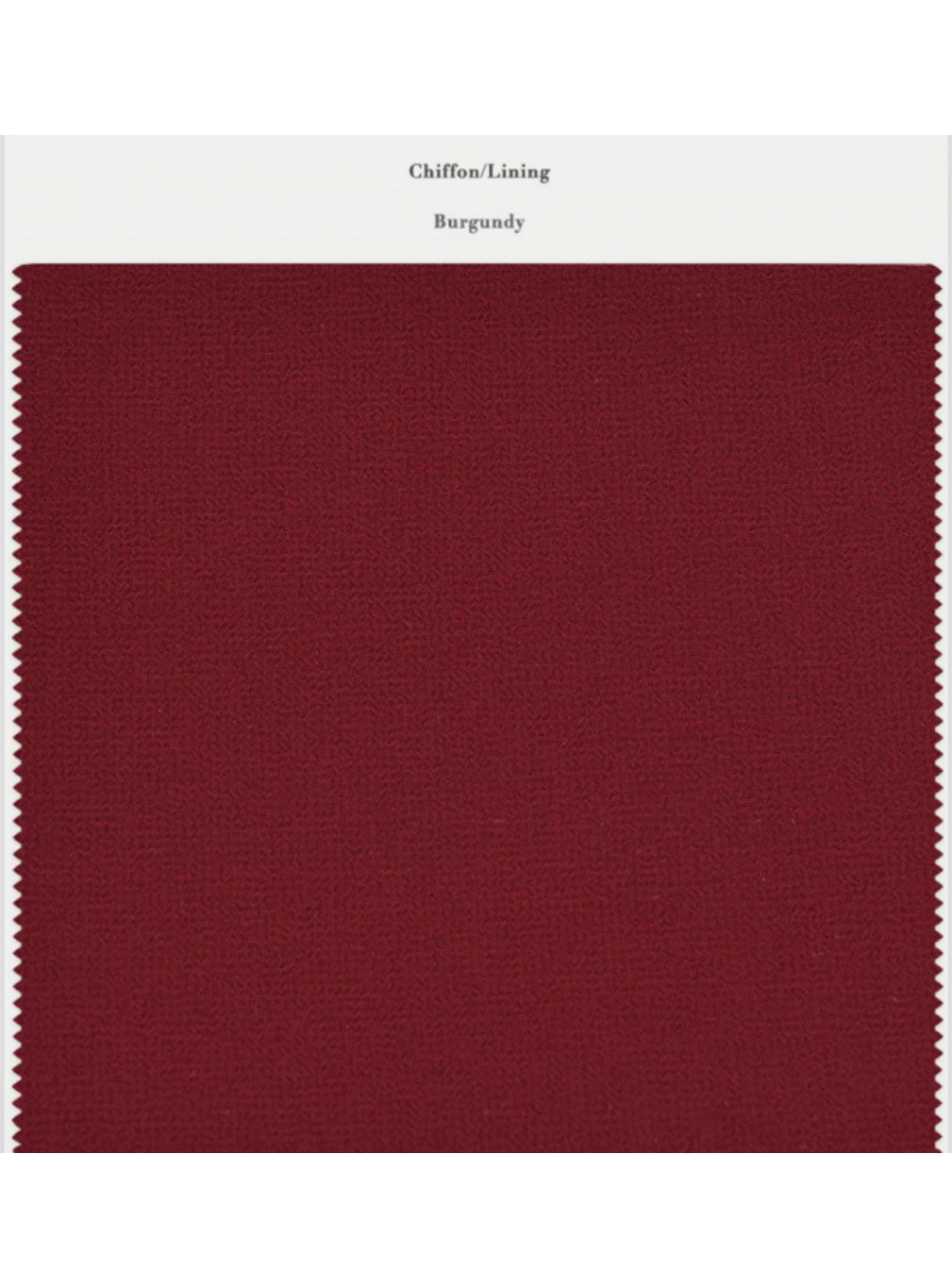 Chiffon Swatch