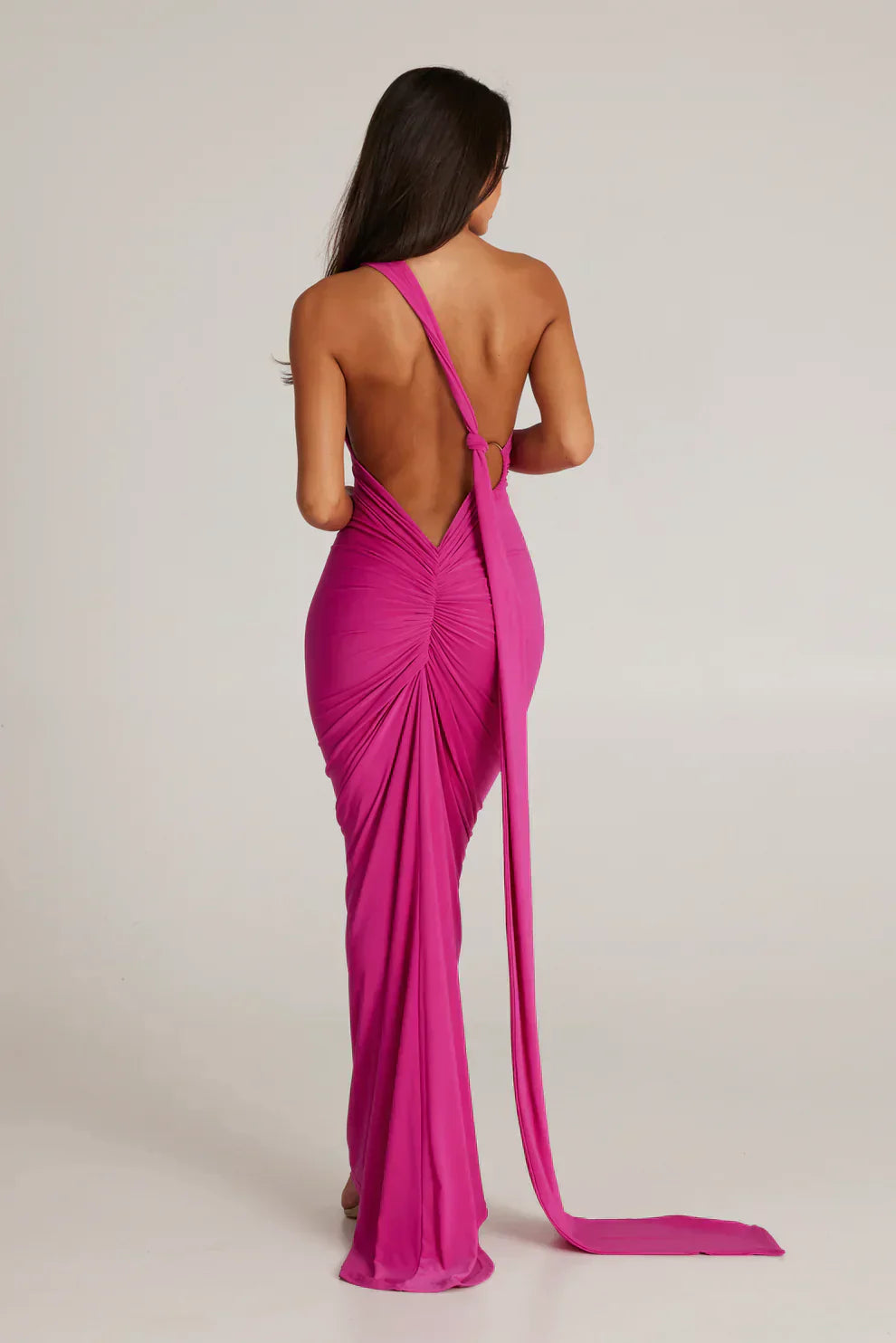 Felina - One Shoulder Cut - Out Maxi Dress