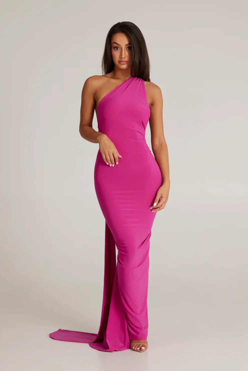 Felina - One Shoulder Cut - Out Maxi Dress