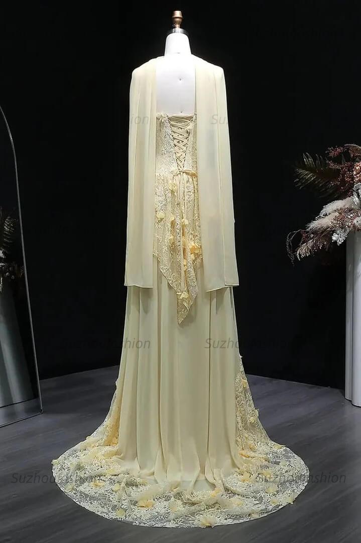 Strapless Sleeveless Long Evening Formal Dress With Pleated Appliques